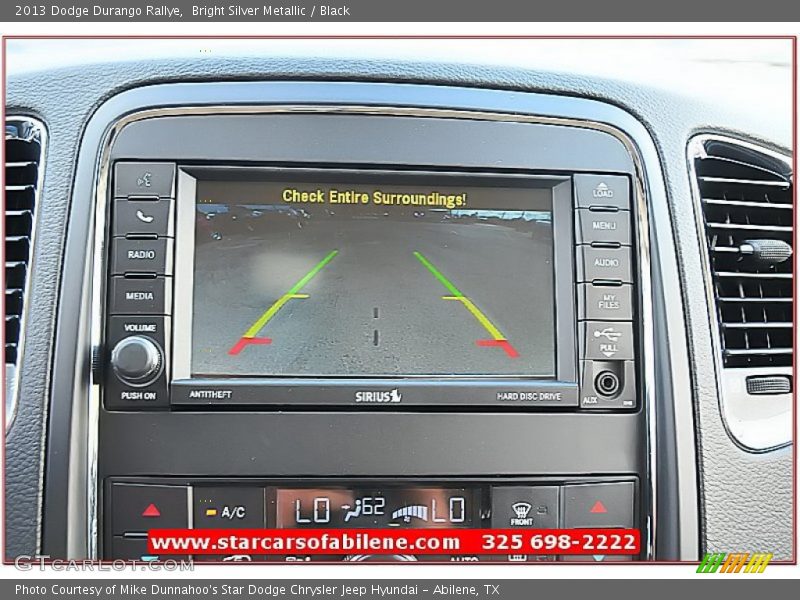 Bright Silver Metallic / Black 2013 Dodge Durango Rallye