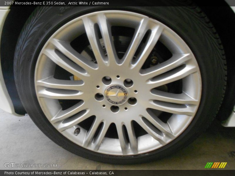 Arctic White / Cashmere 2007 Mercedes-Benz E 350 Sedan