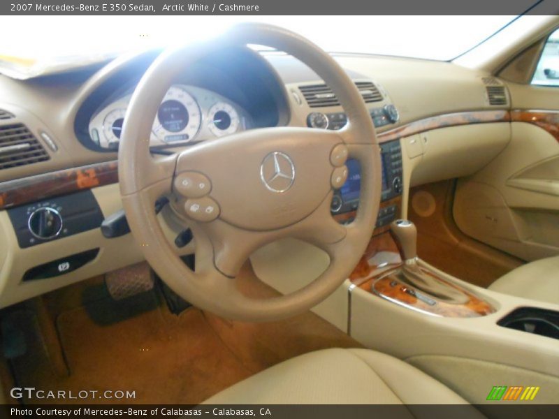 Arctic White / Cashmere 2007 Mercedes-Benz E 350 Sedan