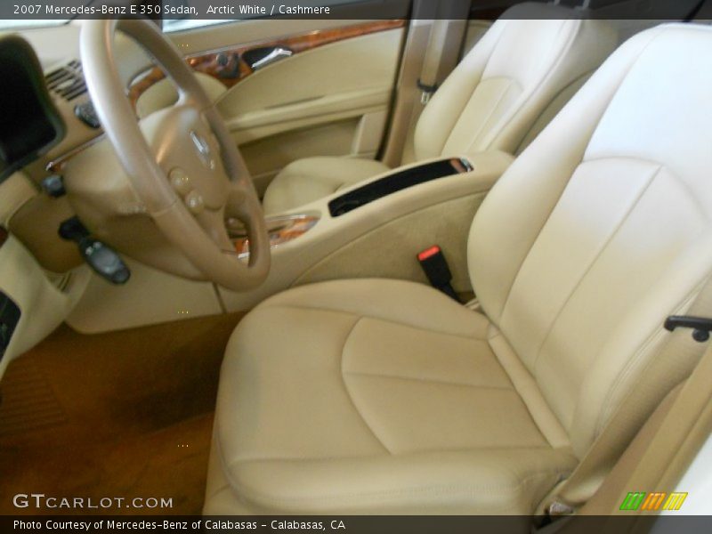 Arctic White / Cashmere 2007 Mercedes-Benz E 350 Sedan