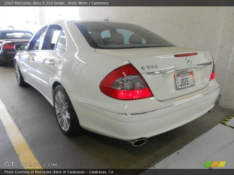 Arctic White / Cashmere 2007 Mercedes-Benz E 350 Sedan