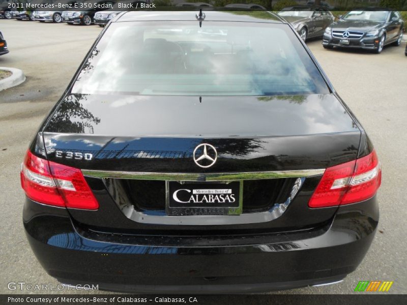 Black / Black 2011 Mercedes-Benz E 350 Sedan