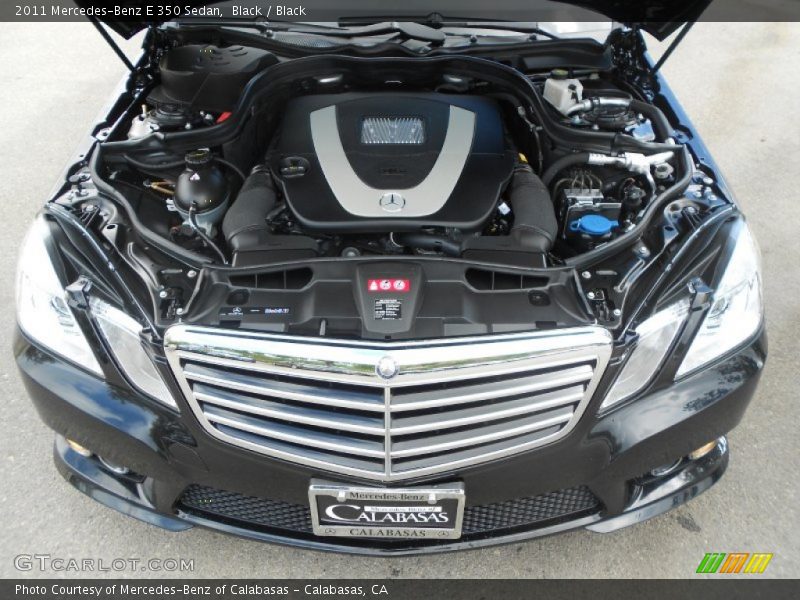Black / Black 2011 Mercedes-Benz E 350 Sedan