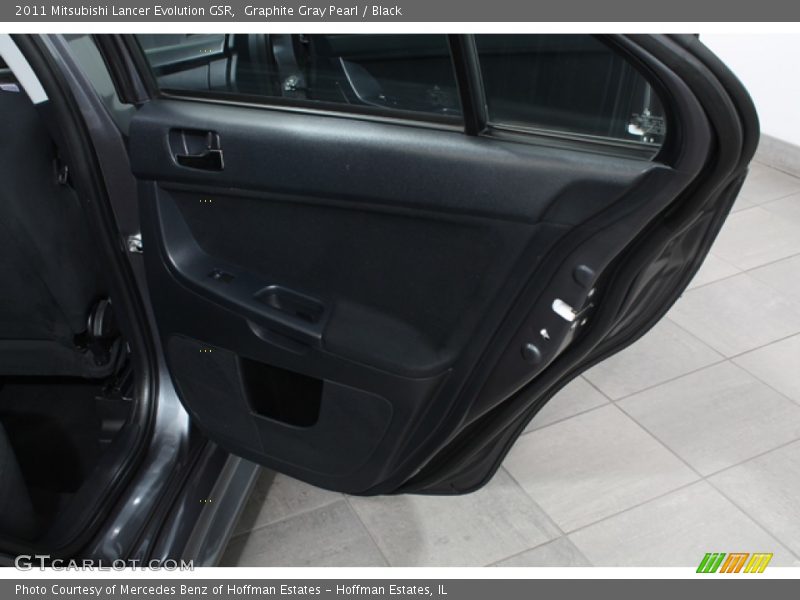 Graphite Gray Pearl / Black 2011 Mitsubishi Lancer Evolution GSR