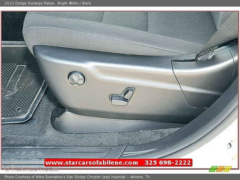 Bright White / Black 2013 Dodge Durango Rallye
