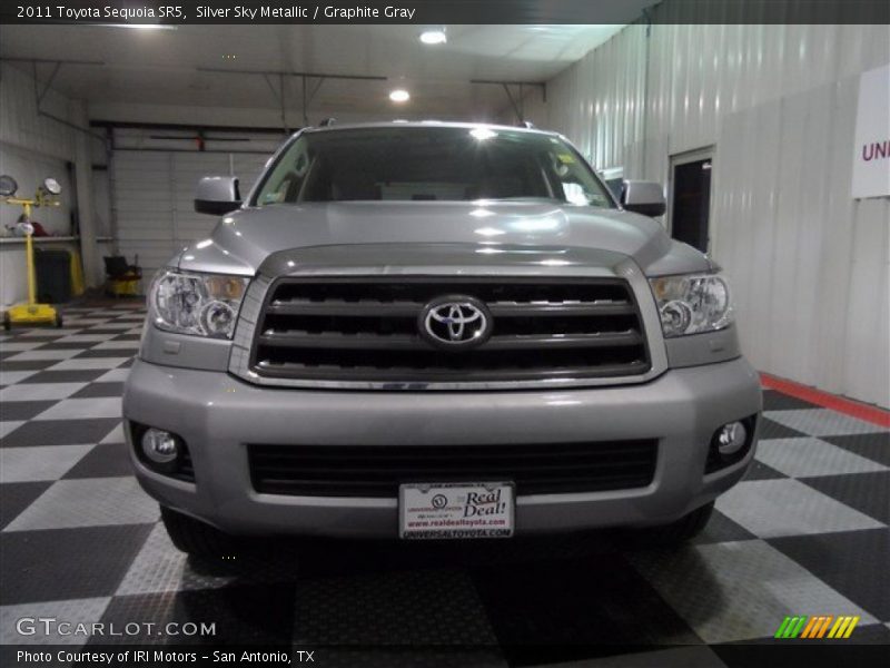 Silver Sky Metallic / Graphite Gray 2011 Toyota Sequoia SR5
