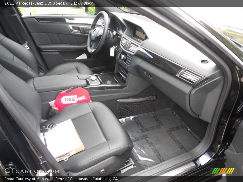 Black / Black 2011 Mercedes-Benz E 350 Sedan