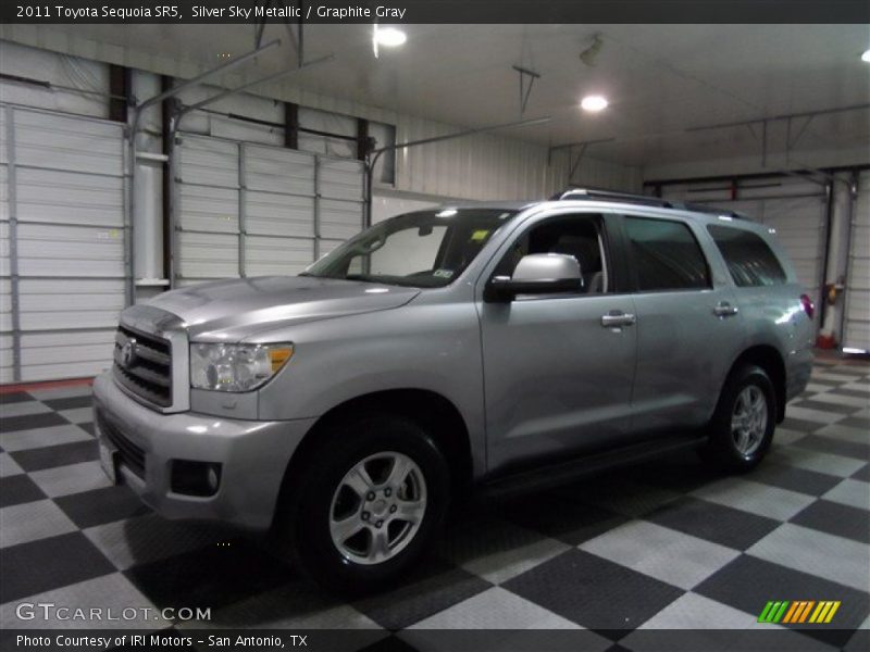Silver Sky Metallic / Graphite Gray 2011 Toyota Sequoia SR5