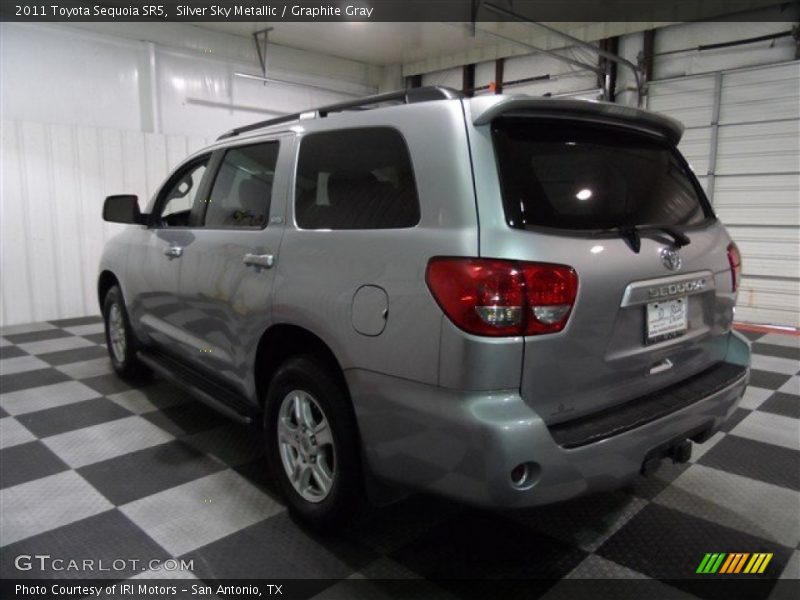 Silver Sky Metallic / Graphite Gray 2011 Toyota Sequoia SR5