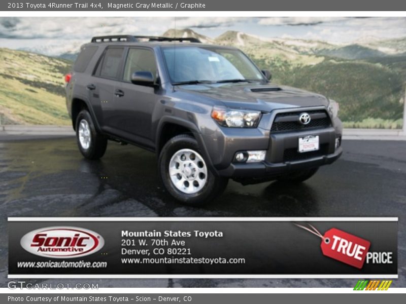 Magnetic Gray Metallic / Graphite 2013 Toyota 4Runner Trail 4x4