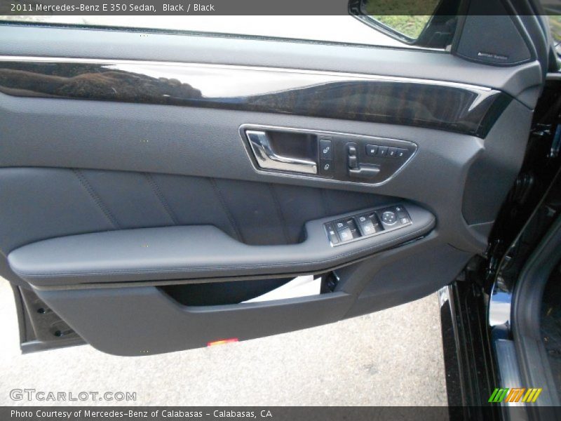 Black / Black 2011 Mercedes-Benz E 350 Sedan