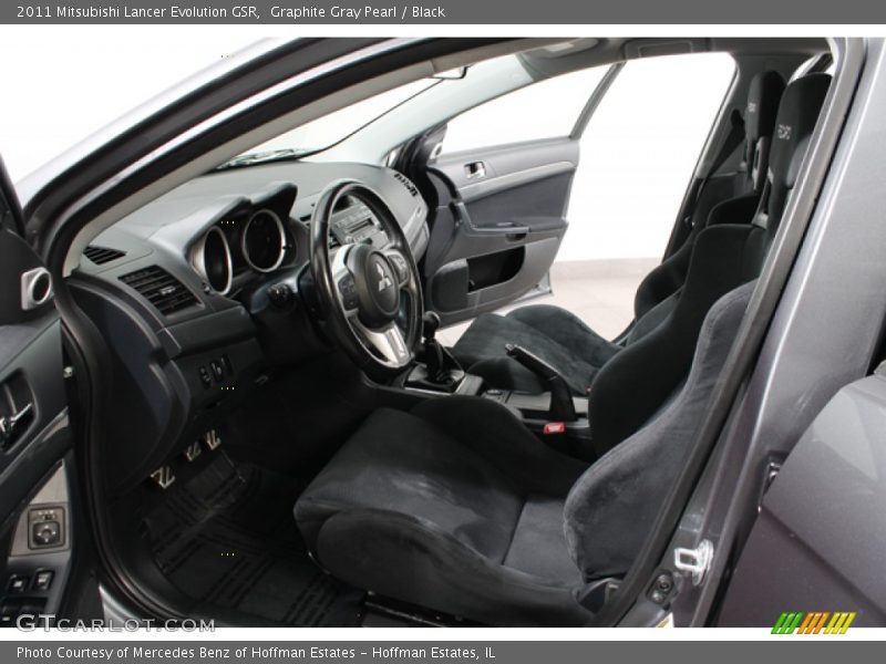  2011 Lancer Evolution GSR Black Interior