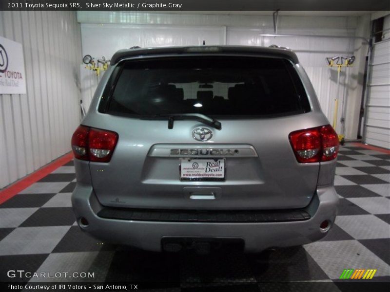 Silver Sky Metallic / Graphite Gray 2011 Toyota Sequoia SR5