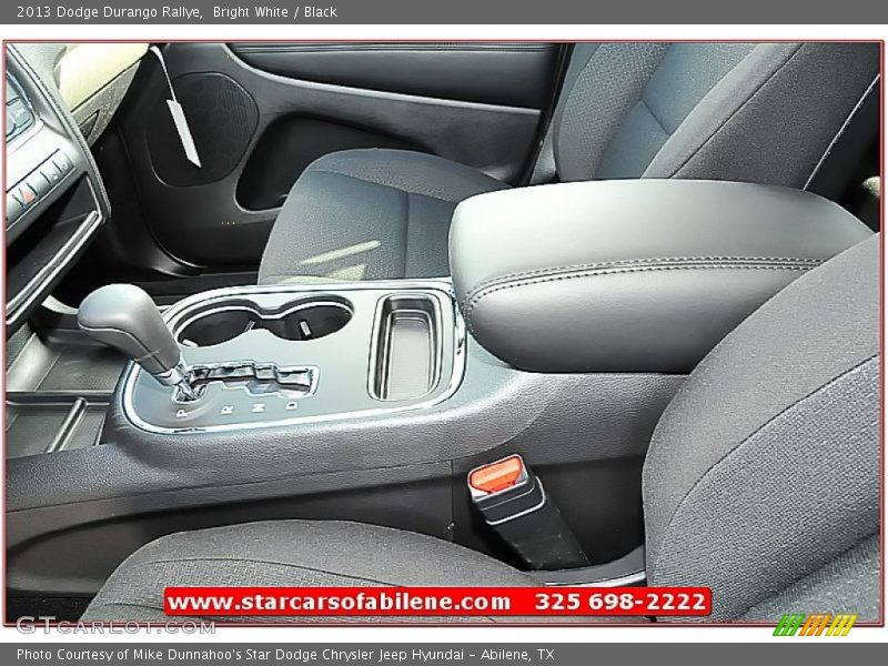 Bright White / Black 2013 Dodge Durango Rallye