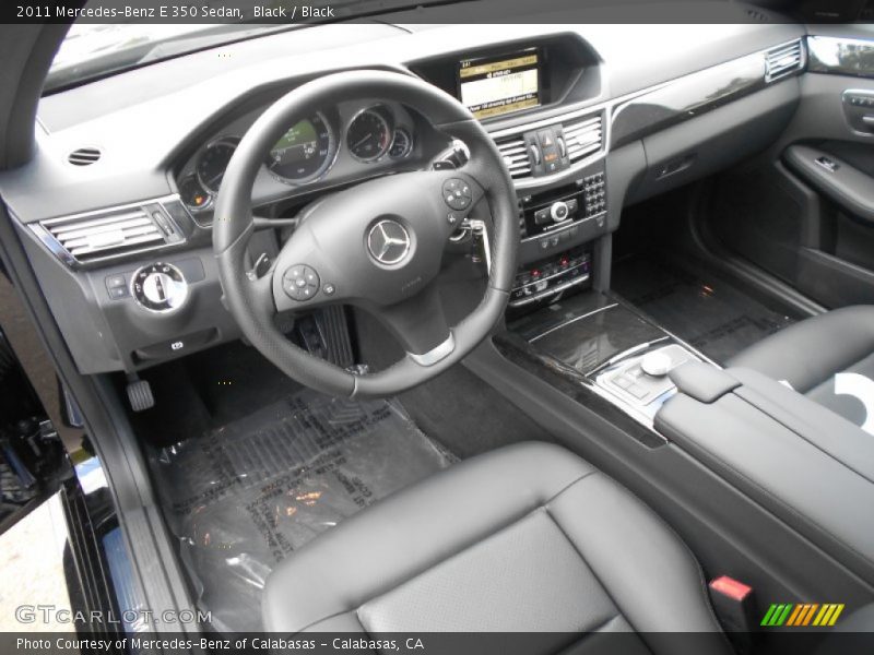 Black / Black 2011 Mercedes-Benz E 350 Sedan