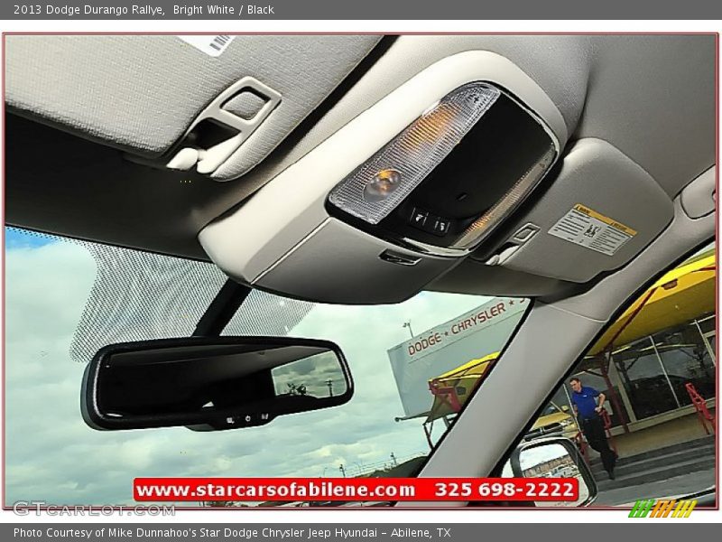 Bright White / Black 2013 Dodge Durango Rallye