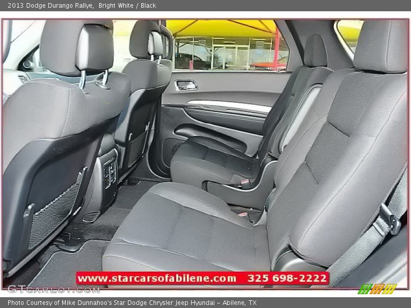 Bright White / Black 2013 Dodge Durango Rallye