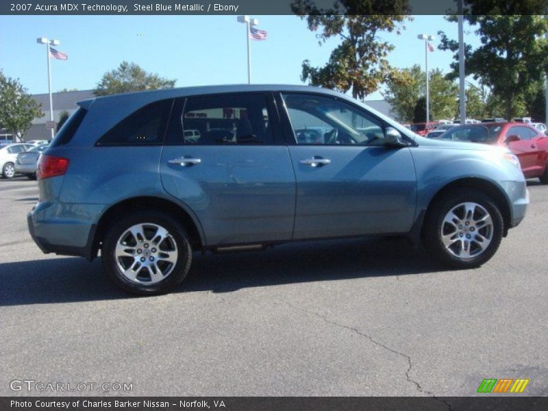 Steel Blue Metallic / Ebony 2007 Acura MDX Technology