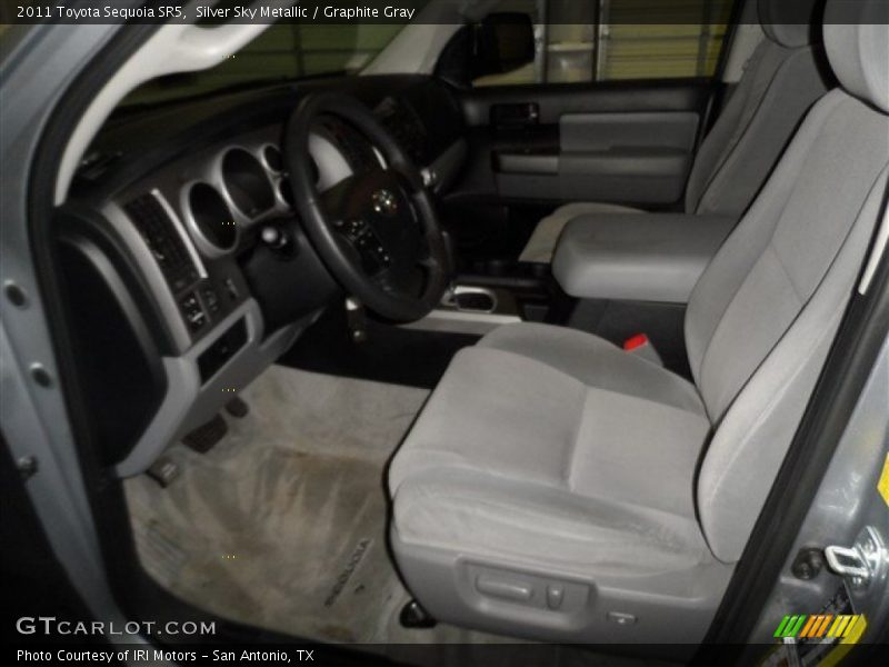 Silver Sky Metallic / Graphite Gray 2011 Toyota Sequoia SR5
