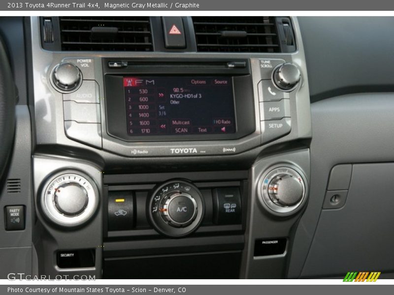 Magnetic Gray Metallic / Graphite 2013 Toyota 4Runner Trail 4x4