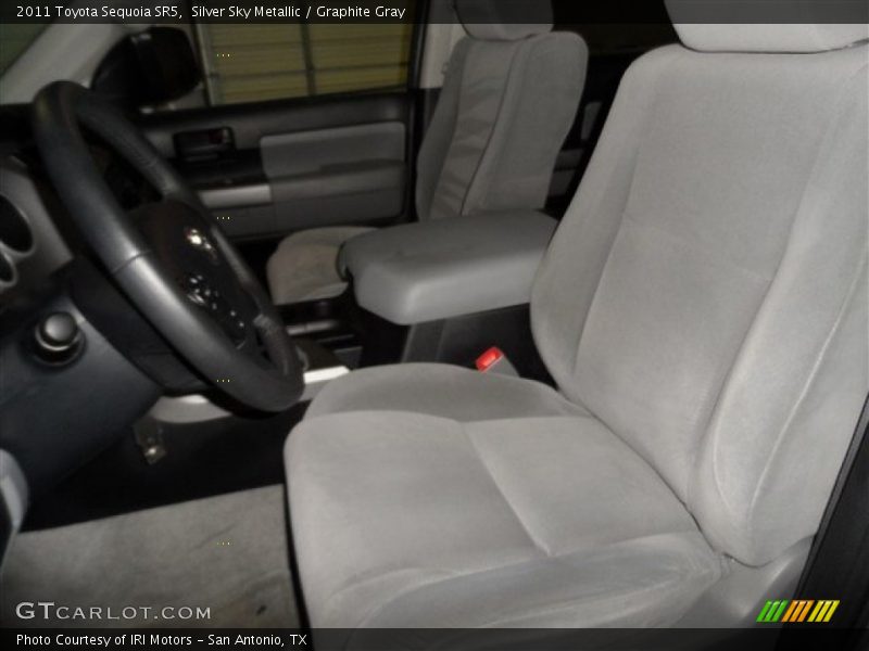 Silver Sky Metallic / Graphite Gray 2011 Toyota Sequoia SR5