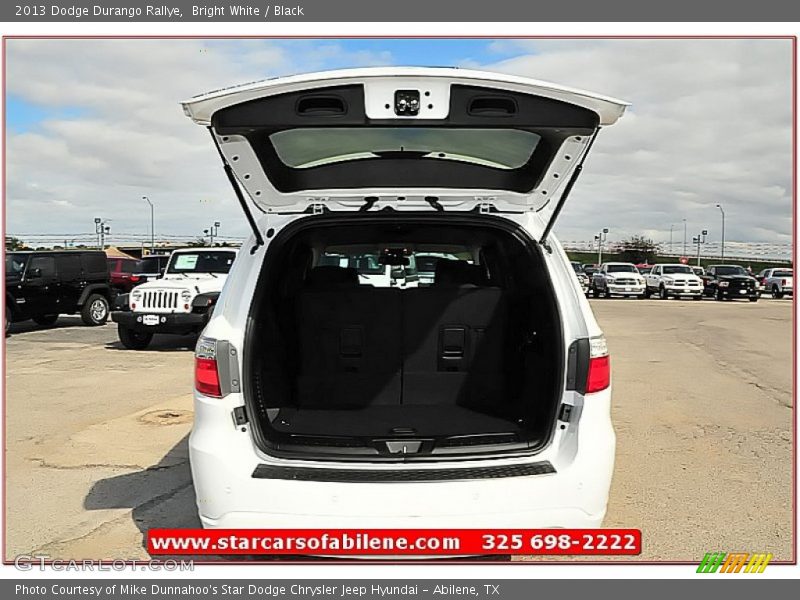 Bright White / Black 2013 Dodge Durango Rallye