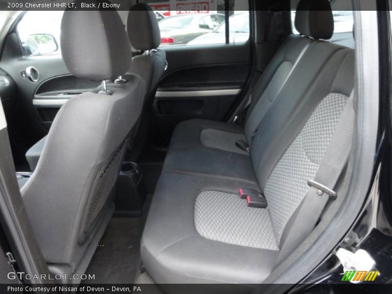 Rear Seat of 2009 HHR LT