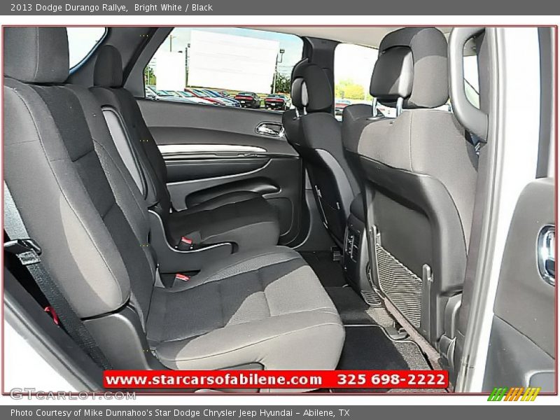 Bright White / Black 2013 Dodge Durango Rallye