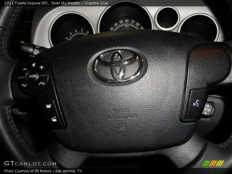 Silver Sky Metallic / Graphite Gray 2011 Toyota Sequoia SR5