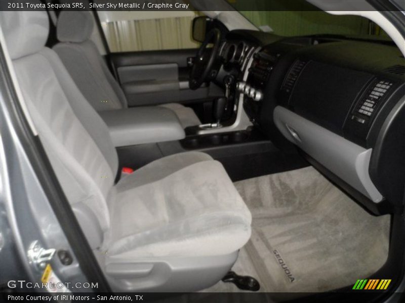 Silver Sky Metallic / Graphite Gray 2011 Toyota Sequoia SR5