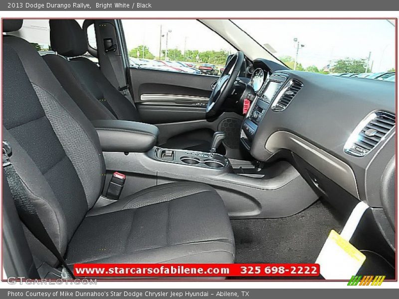 Bright White / Black 2013 Dodge Durango Rallye