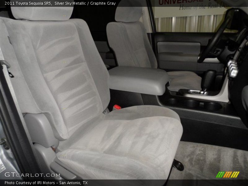 Silver Sky Metallic / Graphite Gray 2011 Toyota Sequoia SR5