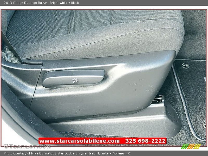 Bright White / Black 2013 Dodge Durango Rallye