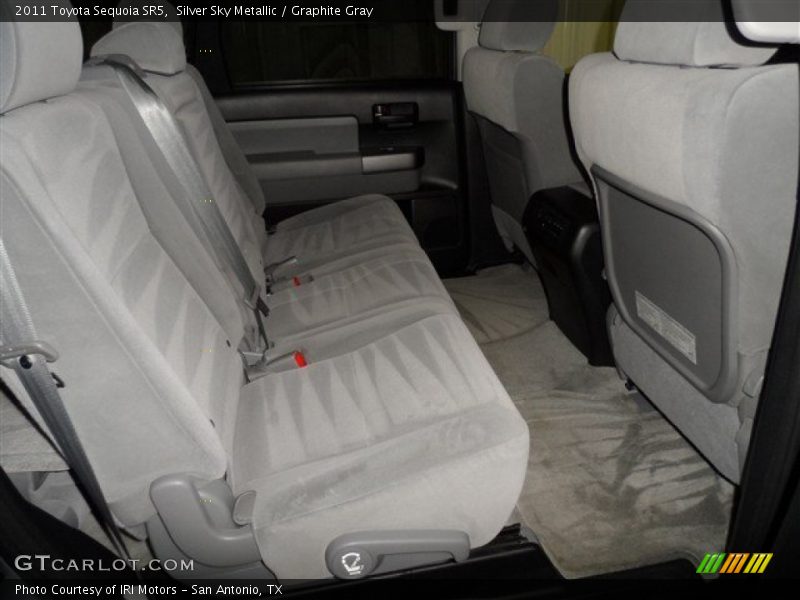 Silver Sky Metallic / Graphite Gray 2011 Toyota Sequoia SR5
