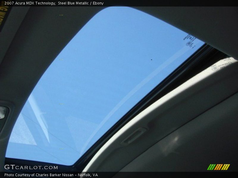 Steel Blue Metallic / Ebony 2007 Acura MDX Technology