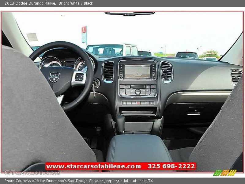 Bright White / Black 2013 Dodge Durango Rallye