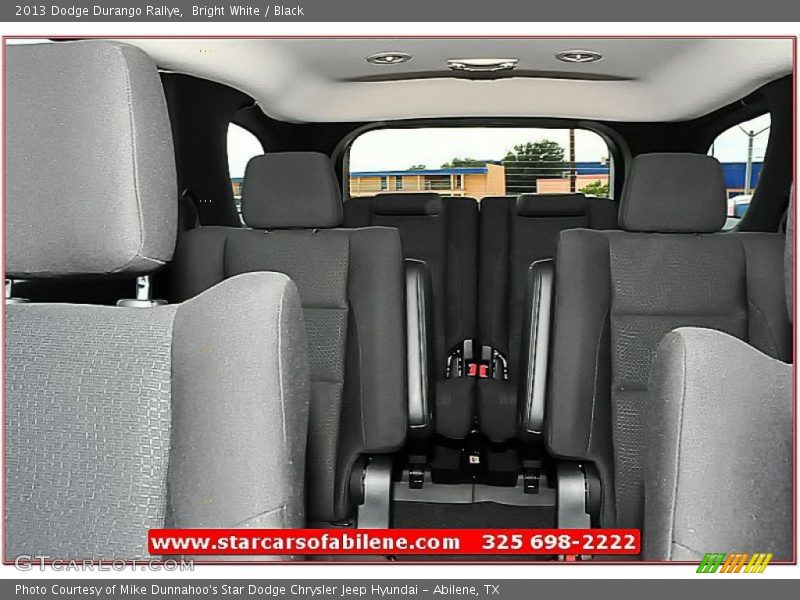 Bright White / Black 2013 Dodge Durango Rallye