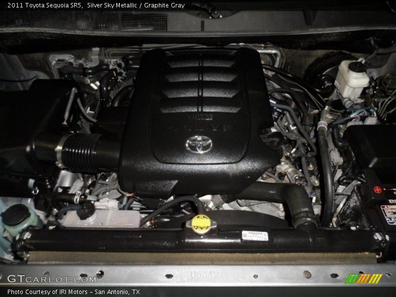 Silver Sky Metallic / Graphite Gray 2011 Toyota Sequoia SR5