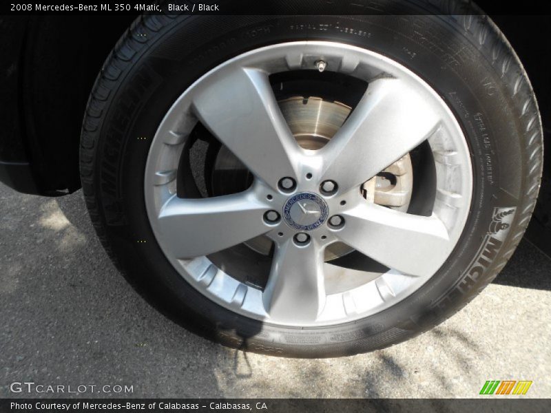 Black / Black 2008 Mercedes-Benz ML 350 4Matic