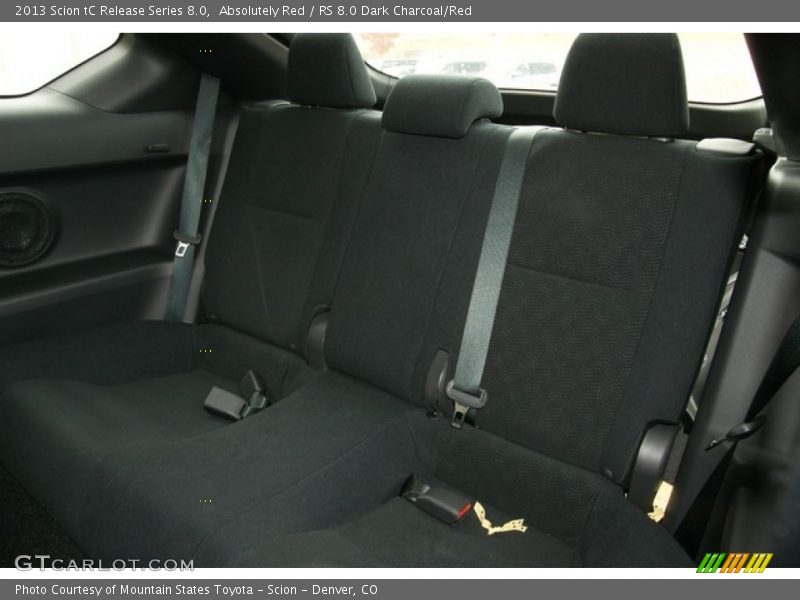 Rear Seat of 2013 tC Release Series 8.0