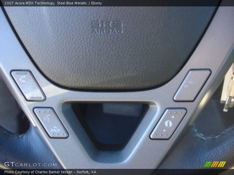 Steel Blue Metallic / Ebony 2007 Acura MDX Technology