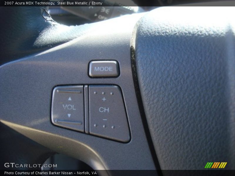 Steel Blue Metallic / Ebony 2007 Acura MDX Technology