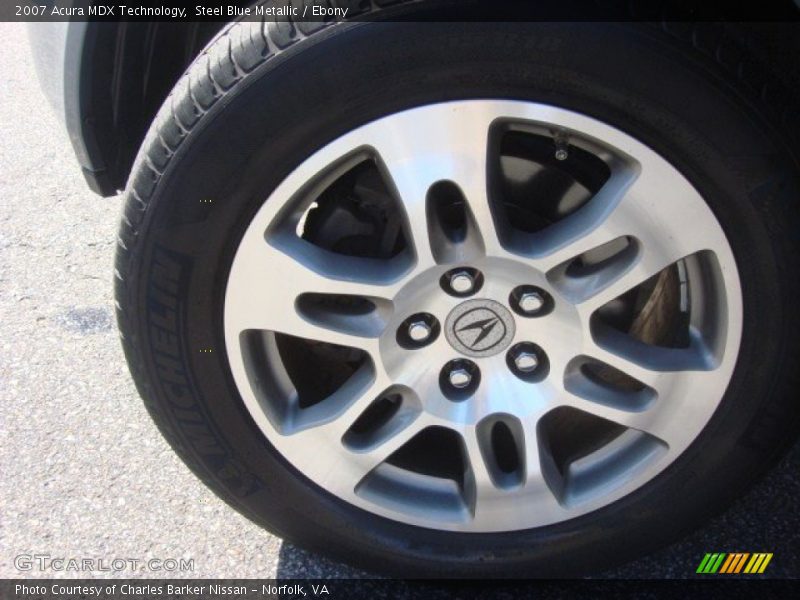 Steel Blue Metallic / Ebony 2007 Acura MDX Technology