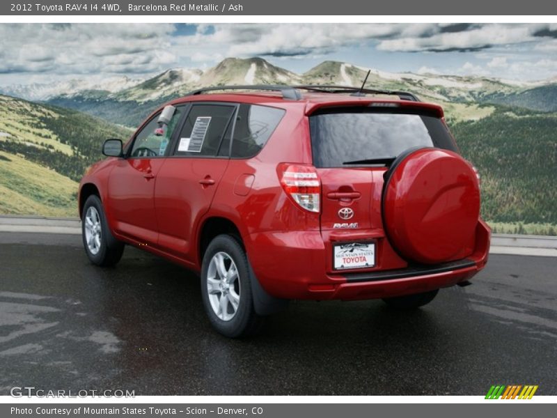 Barcelona Red Metallic / Ash 2012 Toyota RAV4 I4 4WD