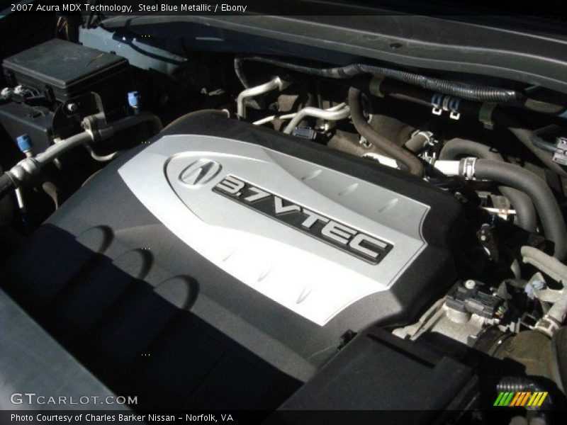 Steel Blue Metallic / Ebony 2007 Acura MDX Technology