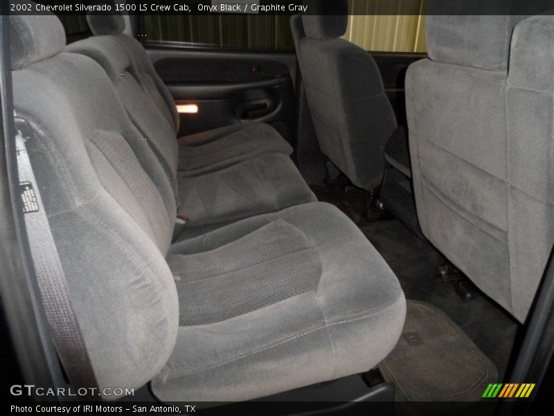 Onyx Black / Graphite Gray 2002 Chevrolet Silverado 1500 LS Crew Cab