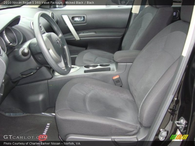 Wicked Black / Black 2010 Nissan Rogue S 360 Value Package
