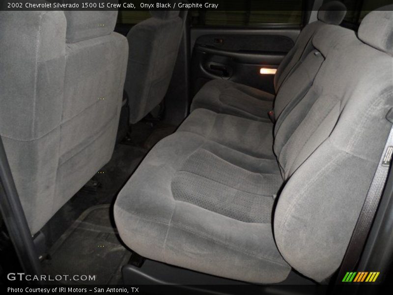 Onyx Black / Graphite Gray 2002 Chevrolet Silverado 1500 LS Crew Cab