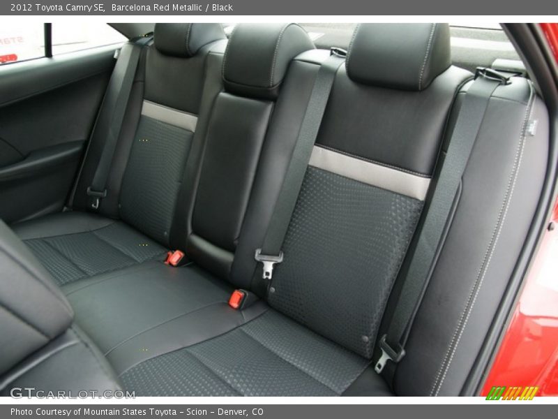 Barcelona Red Metallic / Black 2012 Toyota Camry SE