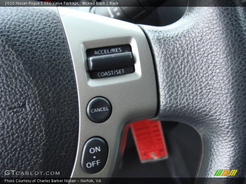 Wicked Black / Black 2010 Nissan Rogue S 360 Value Package